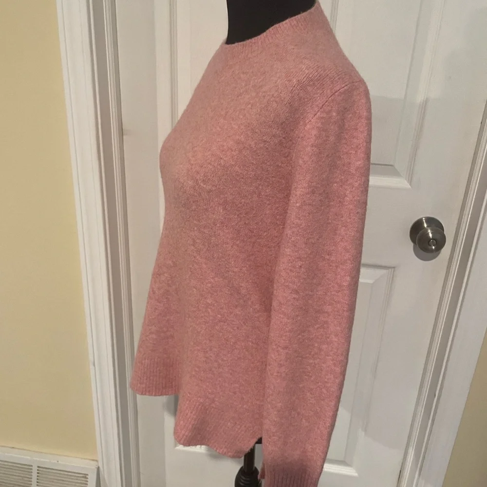 J. Crew Soft Pink Crew Neck Sweater